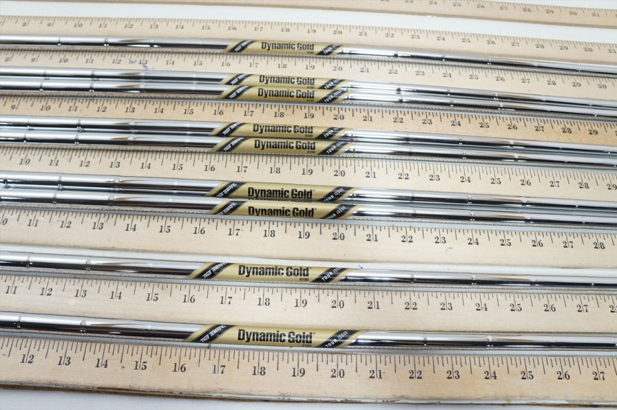 Shaft Sets * | New True Temper Dynamic Gold Tour Issue X100 37 -40 9Pc Iron Shaft Set 1017150