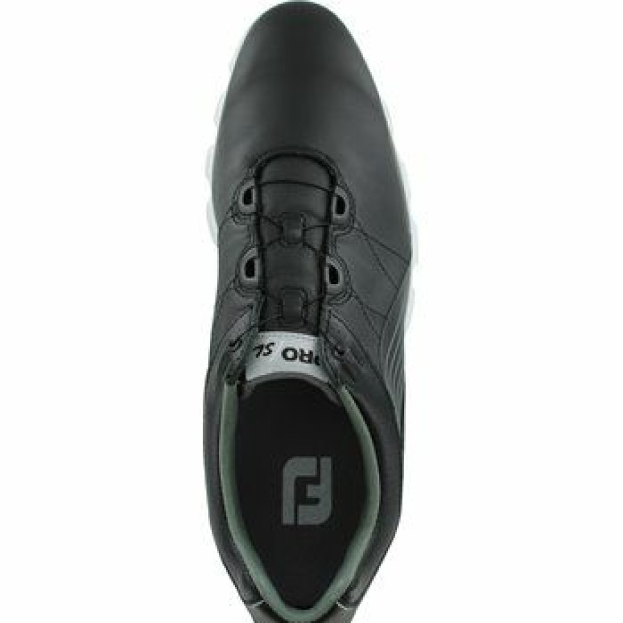 Men'S Shoes * | Used Footjoy Pro Sl Boa Prior Generation Spikeless Golf Shoes Black / Grey Size: 11.5