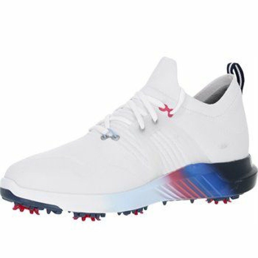 Men'S Shoes * | Footjoy Hyperflex Sea Change Collection Previous Season Shoe Style Golf Shoes White / Sea Change Size: 9