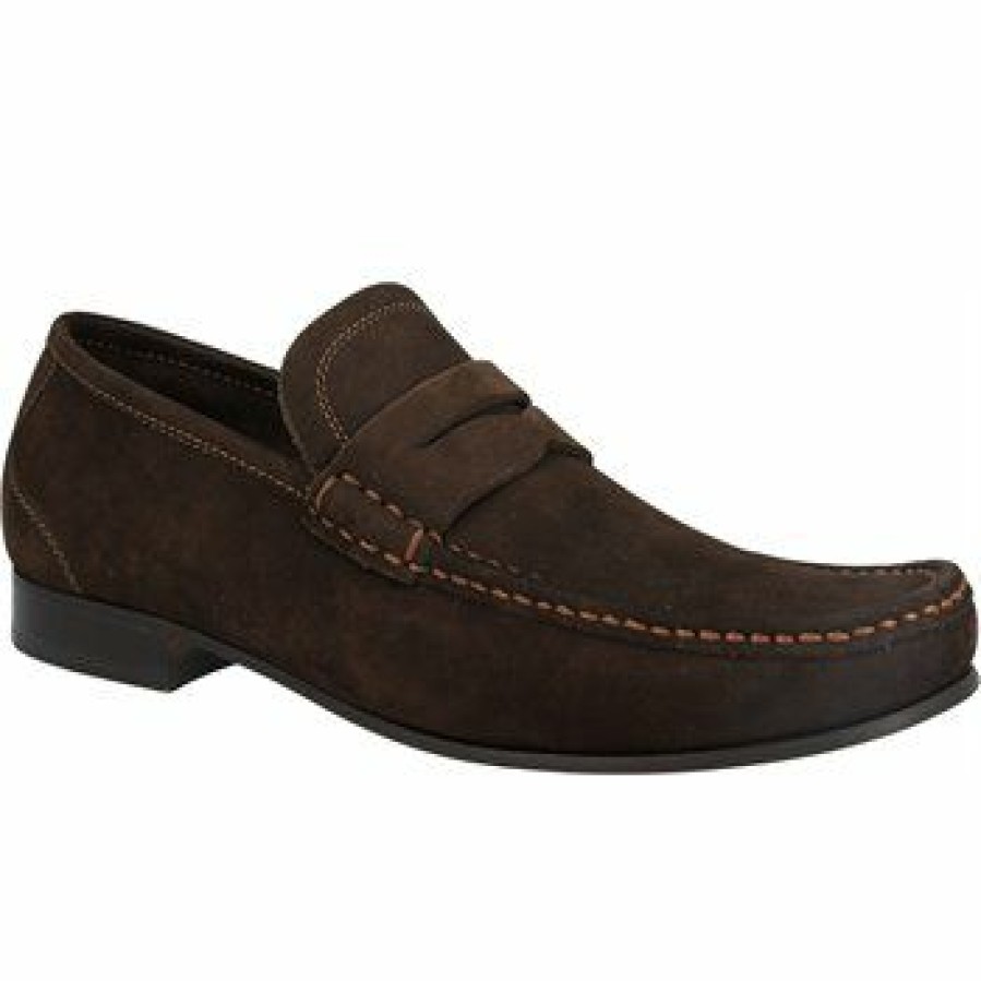 Men'S Shoes * | Oxford Loafer Casual Shoes Chocolate Size: 10.5