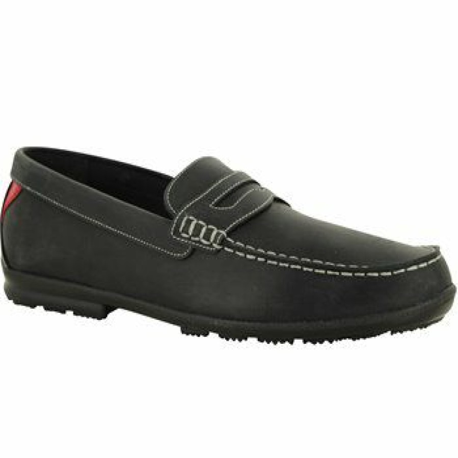 Men'S Shoes * | Used Footjoy Club Penny Casual Shoes Black Size: 9.5