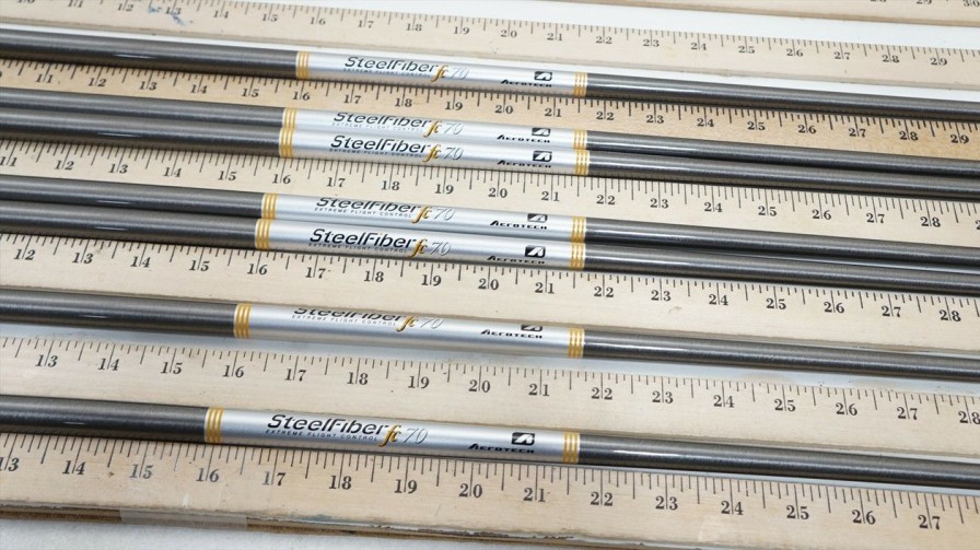 Shaft Sets * | New Aerotech Steelfiber Fc70 F2 70G Senior 41 7Pc Iron Shaft Set 949032