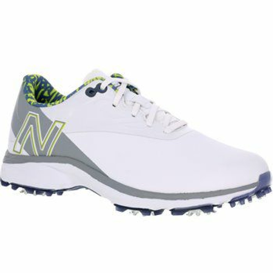 Men'S Shoes * | New Balance Fresh Foam X Defender Golf Shoes White / Grey Size: 15