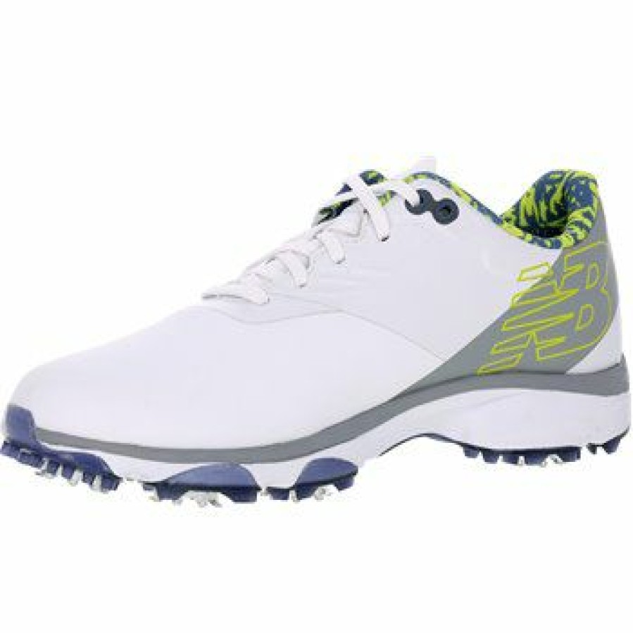 Men'S Shoes * | New Balance Fresh Foam X Defender Golf Shoes White / Grey Size: 15