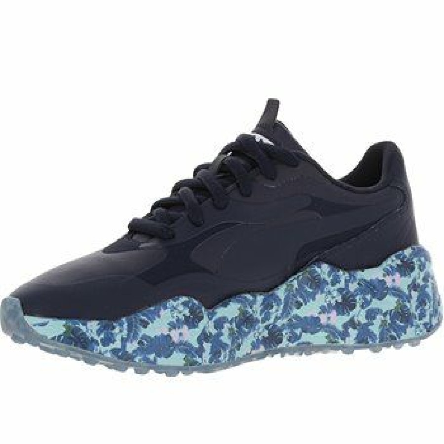 Men'S Shoes * | Puma Rs-G Paradise Limited Edition Spikeless Golf Shoes Navy Blazer / Blue Glow