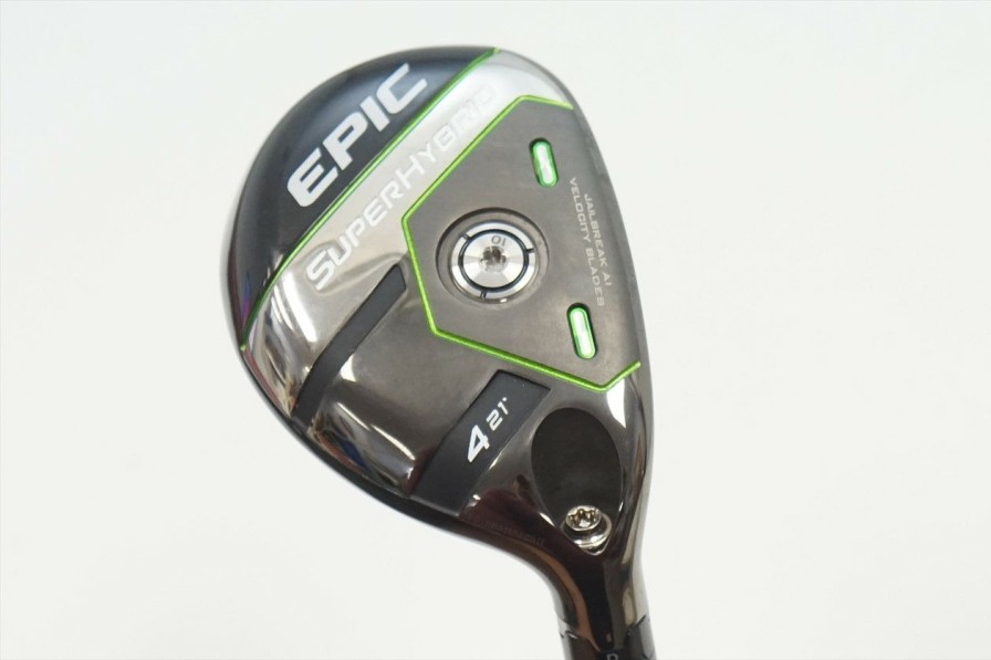 Hybrids * | Callaway Epic Super Hybrid 21 4 Hybrid Regular Flex Vista Pro 1038059 Excellent