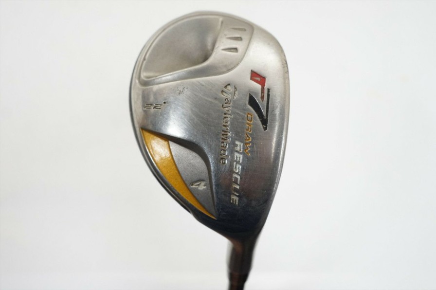 Hybrids * | Taylormade R7 Draw Rescue 22 4 Hybrid Stiff Flex Reax 55 1034438 Fair