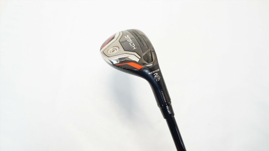 Hybrids * | Taylormade Stealth Plus Rescue 17 2 Hybrid X-Stiff Hzrdus Rdx Smoke Good W/ Hc