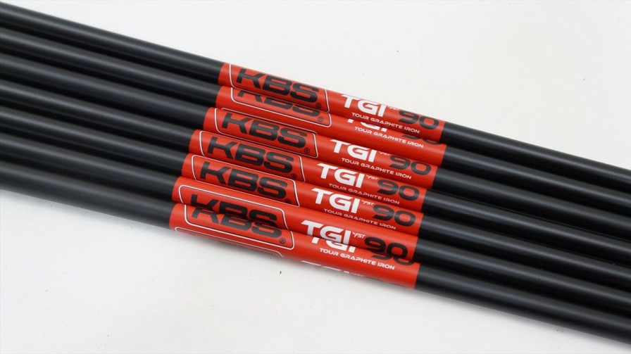 Shaft Sets * | New Uncut Kbs Tgi 90G 80-85Mph Stiff 36 -38.5 4-Pw Iron Shaft Set .355 Taper