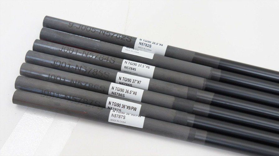 Shaft Sets * | New Uncut Kbs Tgi 90G 80-85Mph Stiff 36 -38.5 4-Pw Iron Shaft Set .355 Taper