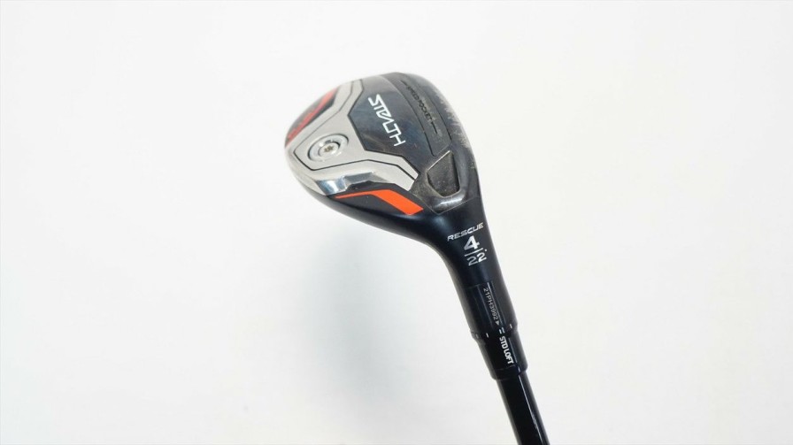 Hybrids * | Taylormade Stealth Plus Rescue 22 4 Hybrid Regular Hzrdus Rdx 1043979 Mint