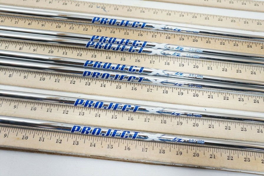 Shaft Sets * | Project X Lz 120 6.0 Stiff 33.75 -36.75 -7Pc Iron Shaft Set Pulls .355 1011135