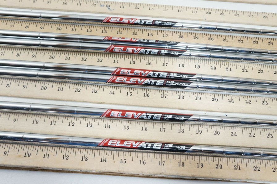 Shaft Sets * | True Temper Elevate 95 Stiff 33.25 -35.5 7Pc Iron Shaft Set Pulls .370 1017443