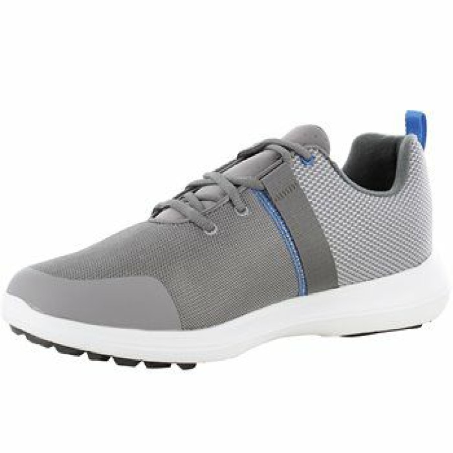 Men'S Shoes * | Footjoy Fj Flex 2.0 Previous Season Shoe Style Spikeless Golf Shoes Grey