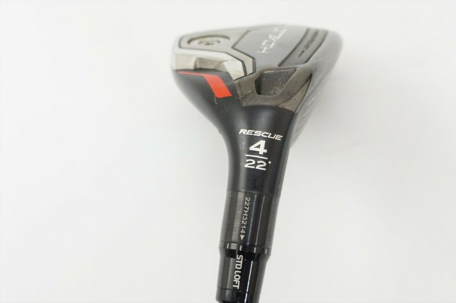 Hybrids * | Taylormade Stealth Plus Rescue 22 4 Hybrid Regular Hzrdus Rdx Red 85 Fair W/ Hc