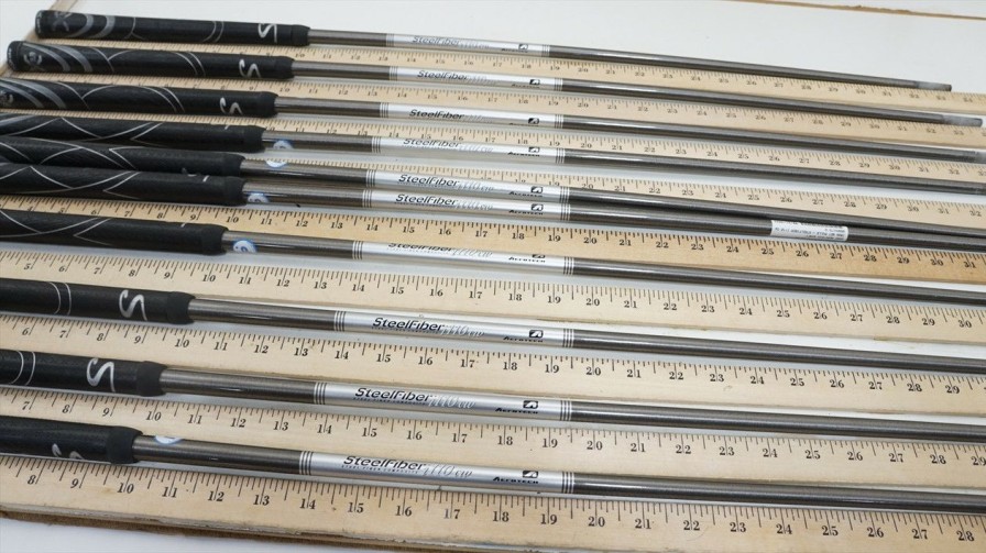 Shaft Sets * | Aerotech Steelfiber I110 Cw 110G Regular 33.5 -37.25 10P Iron Shaft Set 999455