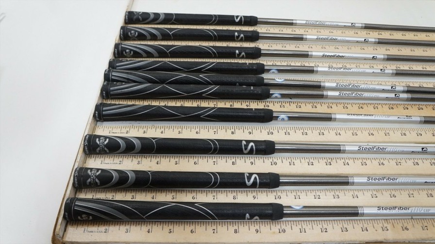 Shaft Sets * | Aerotech Steelfiber I110 Cw 110G Regular 33.5 -37.25 10P Iron Shaft Set 999455