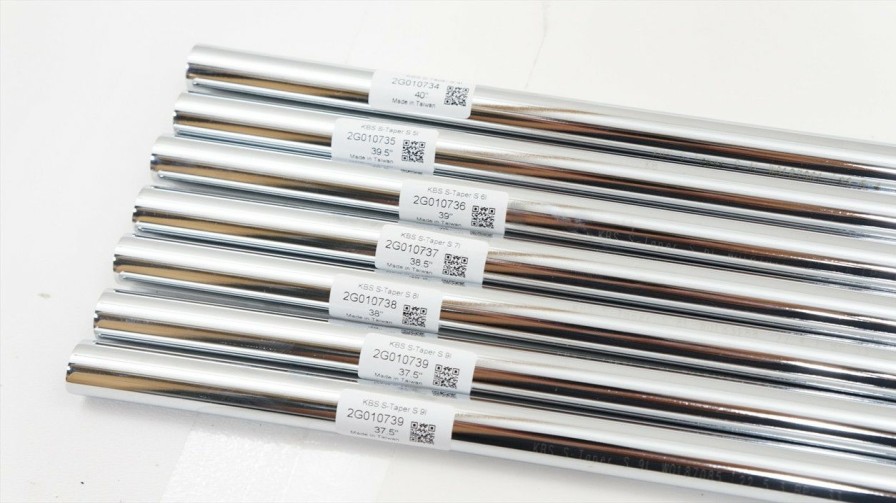 Shaft Sets * | New Uncut Kbs $-Taper 120 Stiff 37.5 -40 4-Pw Iron Shaft Set .355 Taper