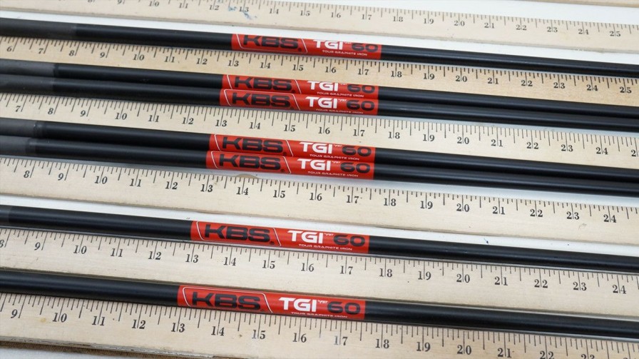 Shaft Sets * | Kbs Tgi Tour Graphite 60 60G Senior 32.5 -34.5 7Pc Iron Shaft Set .370 947082