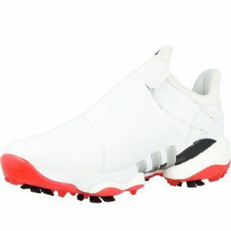 Men'S Shoes * | Adidas Tour360 22 Boa Golf Shoes White / Vivid Red