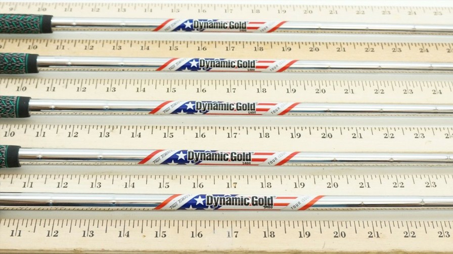 Shaft Sets * | True Temper Dynamic Gold S400 5Pc Iron Shaft Pulls .355T 35.75 -39.75 775449