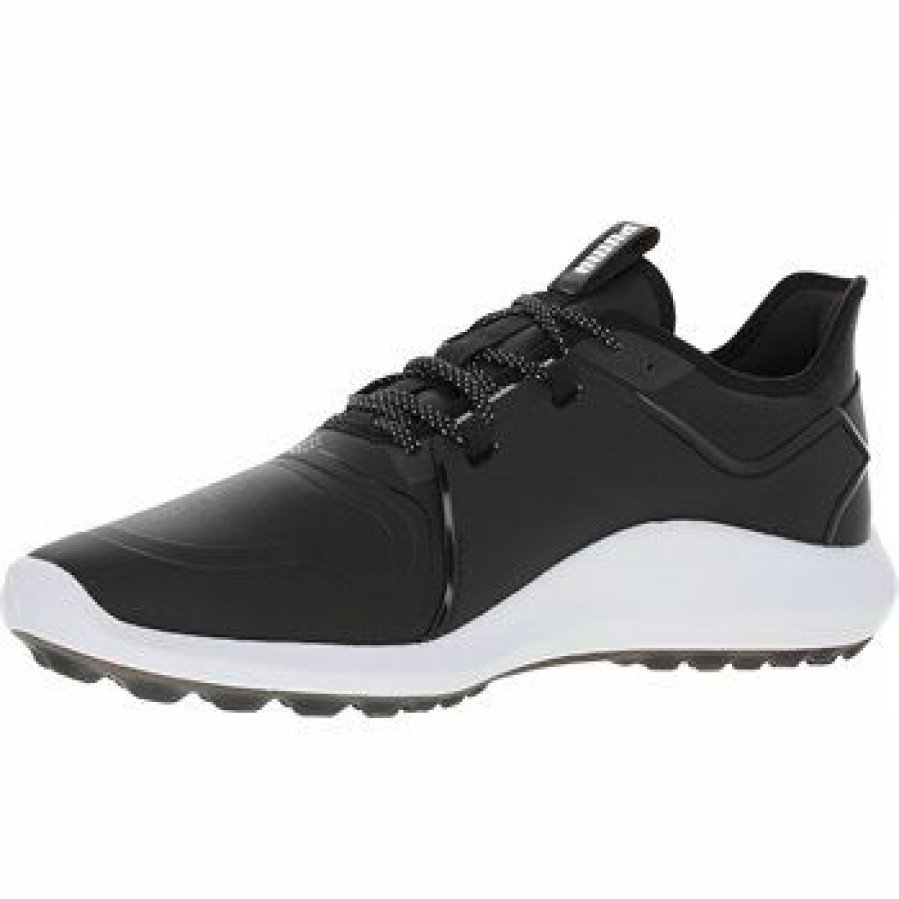 Men'S Shoes * | Puma Ignite Fasten8 Pro Spikeless Golf Shoes Black / Silver / White Size: 13