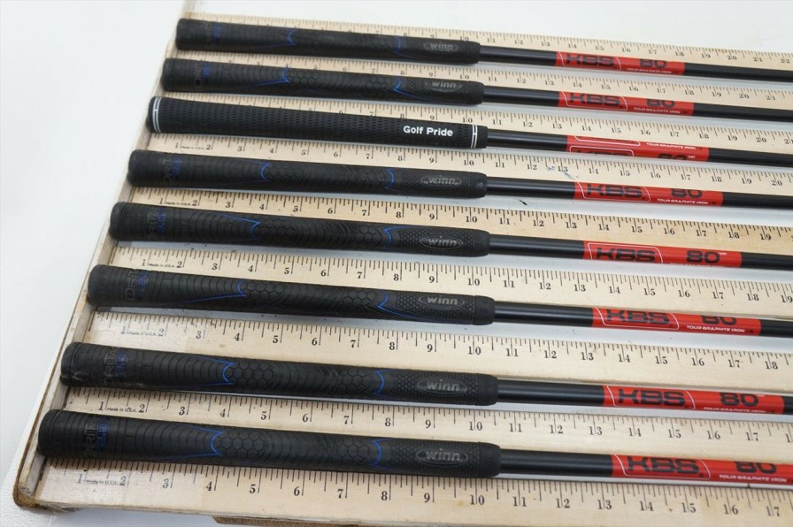 Shaft Sets * | Kbs Tgi Tour Graphite 80 Stiff 34.75 -36.75 8Pc Shaft Set Pulls .370 1009706