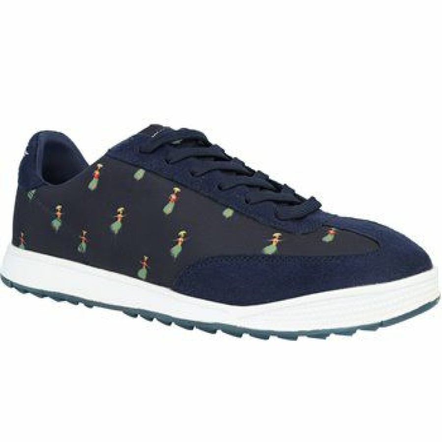 Men'S Shoes * | Straight Down Sheridan V2 Spikeless Golf Shoes Hawaii Navy Size: 10