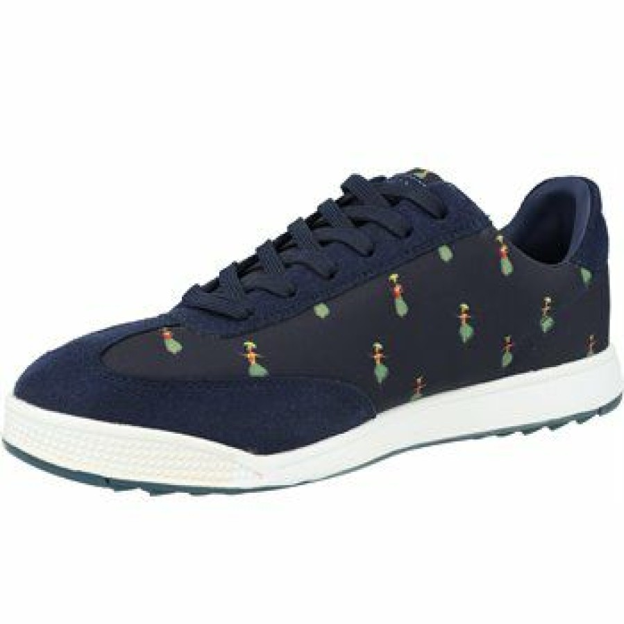 Men'S Shoes * | Straight Down Sheridan V2 Spikeless Golf Shoes Hawaii Navy Size: 10