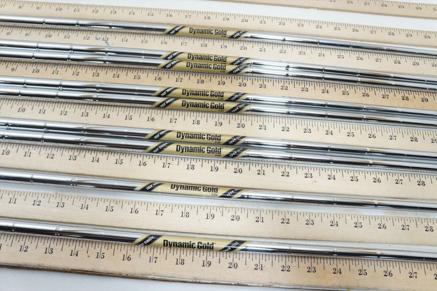 Shaft Sets * | New True Temper Dynamic Gold Tour Issue X100 37 -40 9Pc Iron Shaft Set 1017151