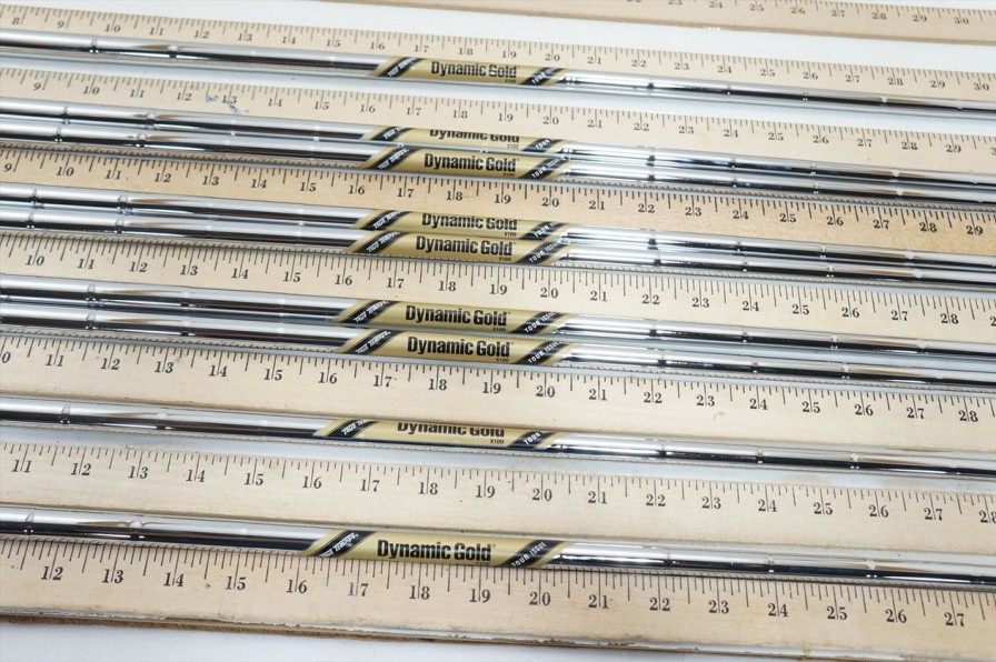 Shaft Sets * | True Temper New True Temp Dyn Gold Tour Issue X100 130G 37 -40.5 -9Pc Iron Shaft Set 1017154