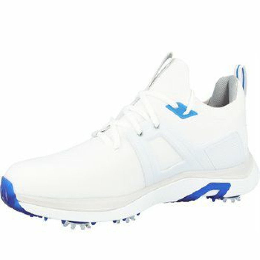 Men'S Shoes * | Used Footjoy Hyperflex Previous Season Shoe Style Golf Shoes White / Blue Size: 11.5