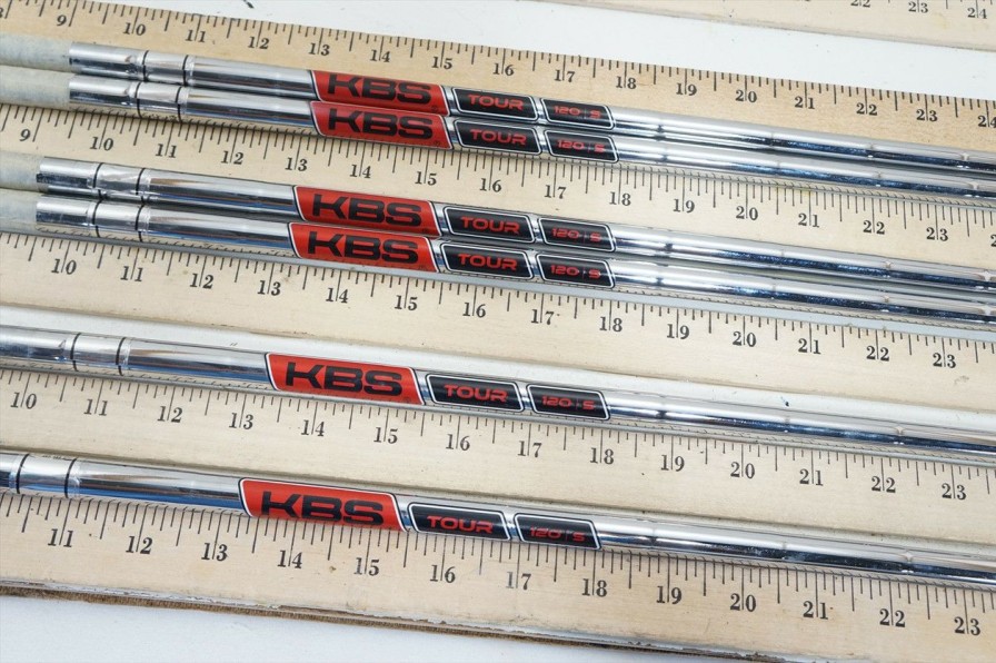 Shaft Sets * | Kbs Tour 120 S 120G Stiff 34.25 -37 6Pc Iron Shaft Set Pulls .355 1017441