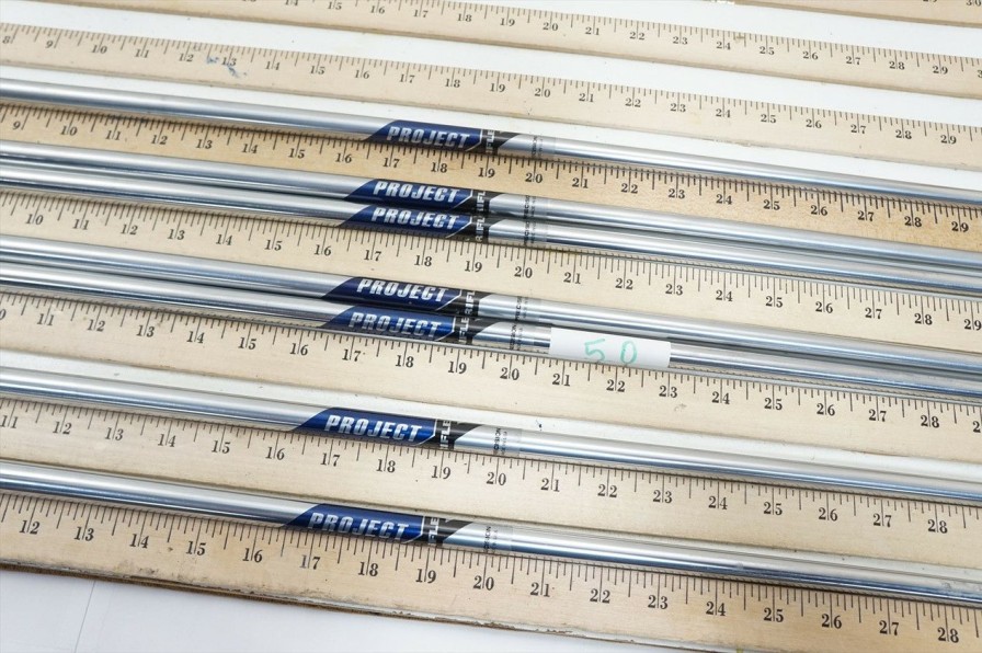 Shaft Sets * | New Project X Satin G Senior 37.5 -40 7Pc Iron Shaft Set Pulls .355 00977551