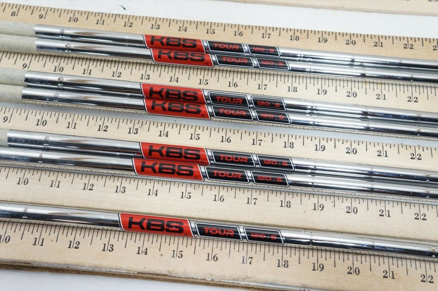 Shaft Sets * | Kbs Tour 120 S 120G Stiff 34 -37 7Pc Iron Shaft Set Pulls .355 00996113