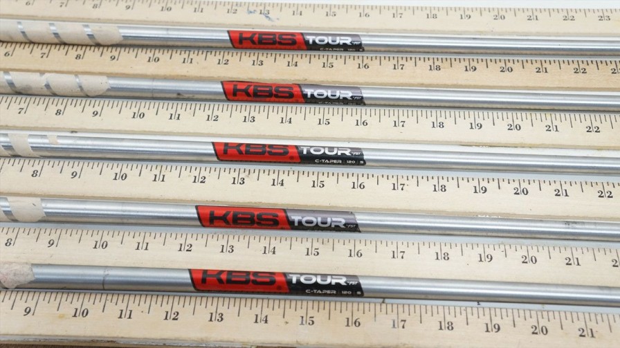 Shaft Sets * | Kbs C-Taper 120 S 120G Stiff 34.25 -36.5 5Pc Iron Shaft Set .355T 1004570