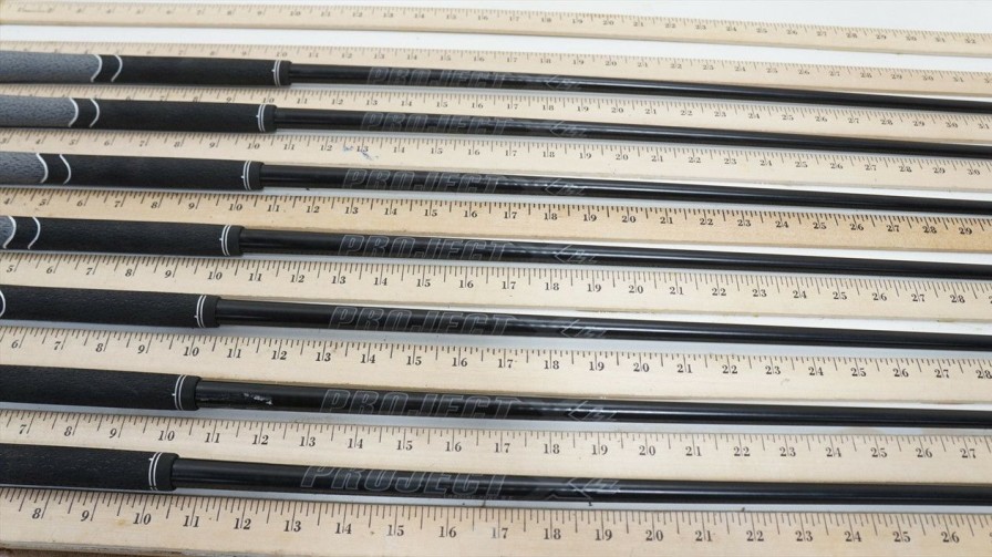 Shaft Sets * | Project X Lz Black 115G 5.5 34.25-37.75 7Pc Iron Shaft Set .355 983788